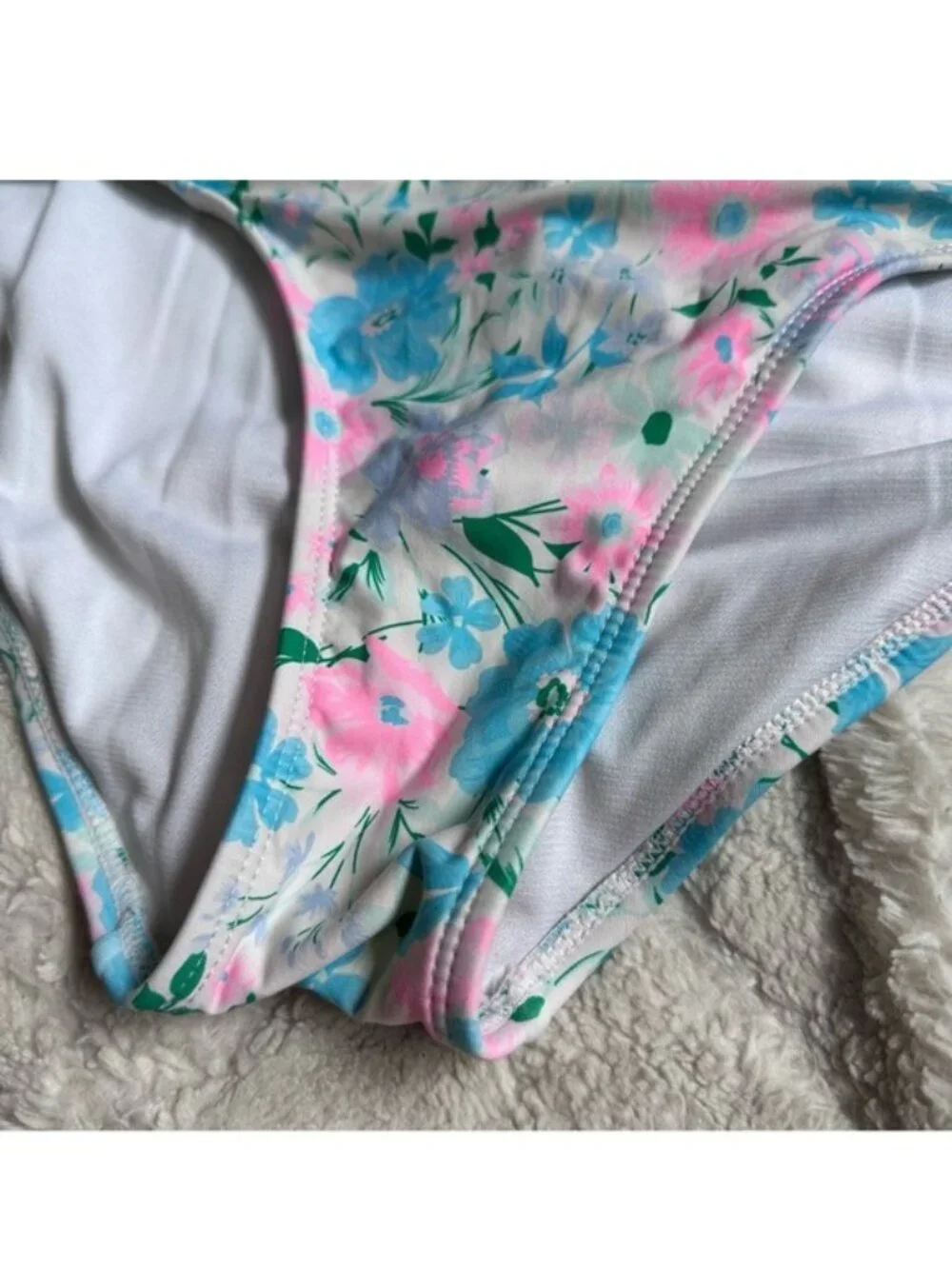 Celebrity Pink | Long Sleeve Zip-Front One-Piece Swimsuit | Size Large (11-13)